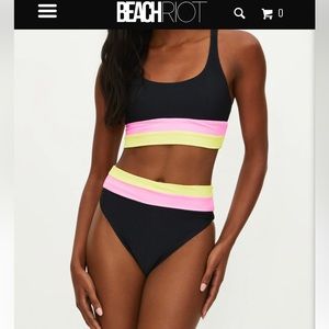 Beach Riot Swim Top and Bottoms